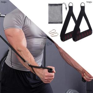 [COD] hegu D-ring kim loại phòng tập thể dục xử lý Grip Workout Heavy Duty Cáp máy xử lý với Hook cho yoga tập thể dục Workout Power Bands phòng tập thể dục