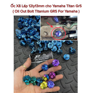 (Ốc Xả Láp Mio110) Ốc xã láp Yamaha 12li*13mm  Oil Out Bolt  M12 For Yamaha