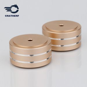 Chân Đế Chống Run Cho Loa Máy CD Chất Liệu Hợp Kim Nhôm Chắc Chắn Chống Trượt 40 * 20mm