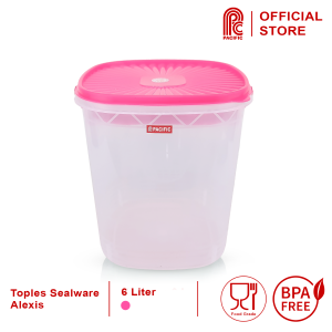 PACIFIC Alexis Sealware Segi Toples Plastik Food Container Wadah Makanan 6 L