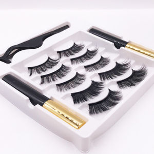Magnetic False Eyelashes Five Pairs Glue Free