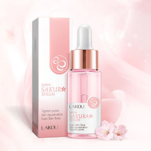 HE LAIKOU Japan Sakura Facial Serum Essence 17ml Shrink Pores Remove Acne Skin Rejuvenation