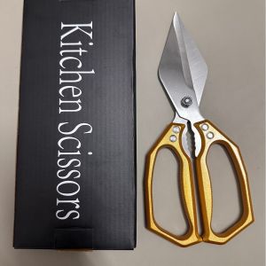  1 PC Heavy-Duty Stainless Steel Kitchen Scissors Multi Functional Fish Chicken Bone Vegetable Cutting Tool