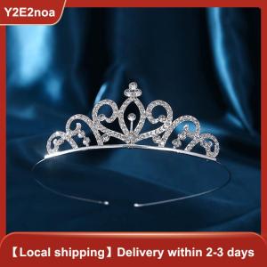 【Y2E2noa】 Women New Sweet Wind Princess Tiara Birthday Party Crown For Performance Party Decorative Crown