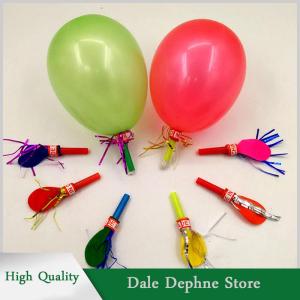 [Dale Dephne] 50 cái còi thổi đầy màu sắc rồng thổi với bóng bay cho trẻ em đồ dùng đồ chơi trang trí tiệc sinh nhật cho trẻ em