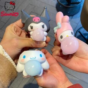 อะนิเมะ Sanrio Decompression ของเล ่ น Kuromi Cinnamoroll My Melody ความเครียดบรรเทา Squishy อะนิเมะการ ์ ตูนเด ็ กมือหยิกของเล ่ น Healing ของขวัญ