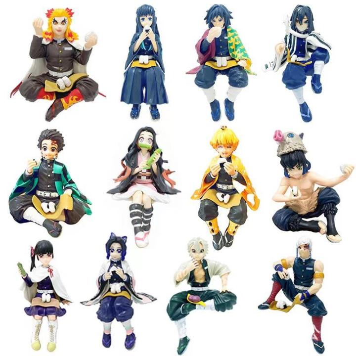 Pack 4 Figurines Demon Slayer – Tanjiro, Nezuko, Zenitsu, Inosuke – PVC 2021