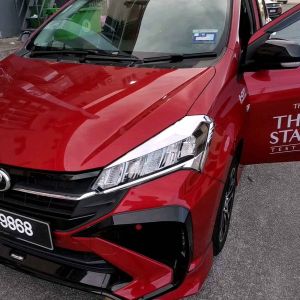 Vemart Perodua Myvi 2021-2023 headlamp eye lip cover sportivo design myvi fl gen3 gm3 new facelift