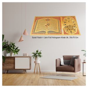 Kaligrafi Islami Ayat Kursi Surat Surat Yasin Kabah Masjid Nabawi Aesthetic Cutting Uk 35*70 Cm Dekorasi Cantik Bingkai Foto Hiasan Dinding Kado Hampers Gift