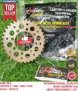 GIR BELAKANG MOTOR JUPITER Z / RX KING / RXZ / VEGA R NEW / F1ZR / MX NEW / JUPITER MX 135 428 415 41T - 45T
