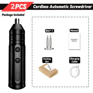 KIPRUN Mini Electric Screwdriver USB Rechargeable Cordless Automatic Screwdriver Set Mini Smart Electric Screwdriver for Home DIY Portable Power Tools Set with Bits
