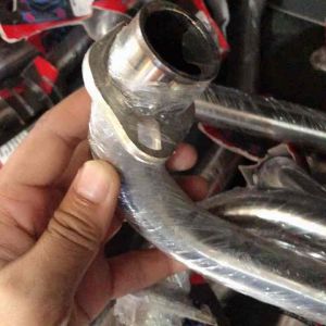 คอท่อเลสดัด w125วาฬ w125led ขนาดคอ28มิลตลอดสั้น