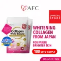 [2 Packs] AFC Collagen White Beauty Skin Supplement - Whitening for Fair & Bright Face Lighten Dark Spots Acne Scars Pigmentation with Glutathione + Vitamin C + L Cystine • Made in Japan • 270 Caplets (Suitable for All Skin Types). 