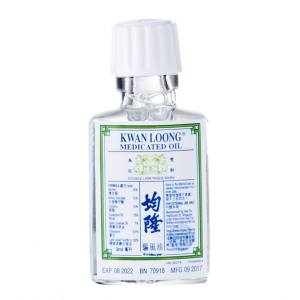 Kwan Loong Medicated oil - Minyak Angin Cap Dua Singa pain relieve oil(kemasan 3ml/15ml/28ml/57ml).