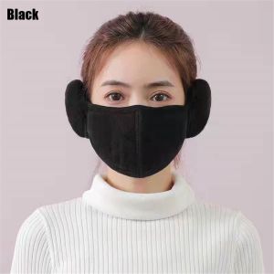 CANICECA Winter Earlap Windproof Warm s Fleece Mouth Cover Cold-proof Earmuffs Ear Warmer