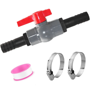 Plastic Ball Valves 40mm Internal Thread 32mm Hose Connector Aquariums Pond System