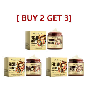 【Hot Sale】Facial Tallow Honey Balm Redness Repair Pore Shrinking Nourishing Hydrating Brightening Rejuvenation Korean Cosmetics Moisturizing Beef Tallow Serum Body Lotion Grass Fed Grass Finished Face Lip Care(120g)