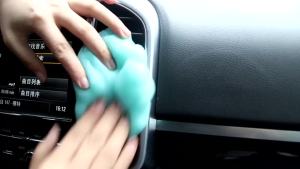 2025 kkl Keyboard Cleaning Gel Soft Gel Car Interior Cleaning Tool Car Supplies Black Technology Car Dust Removal Mud Cleaning Dust Stain