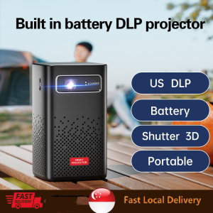 【BIG SALE】mosimosi 2024 Mini 3D Ultra HD Projector Mobile Screen Mirroring Home Entertainment Bedroom Portable TV for Movies