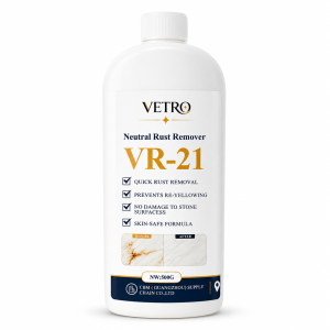 VETRO VR-21 Neutral Rust Remover 500ml Fast Acting Rust Stain Cleaner for Marble Granite Artificial Stone