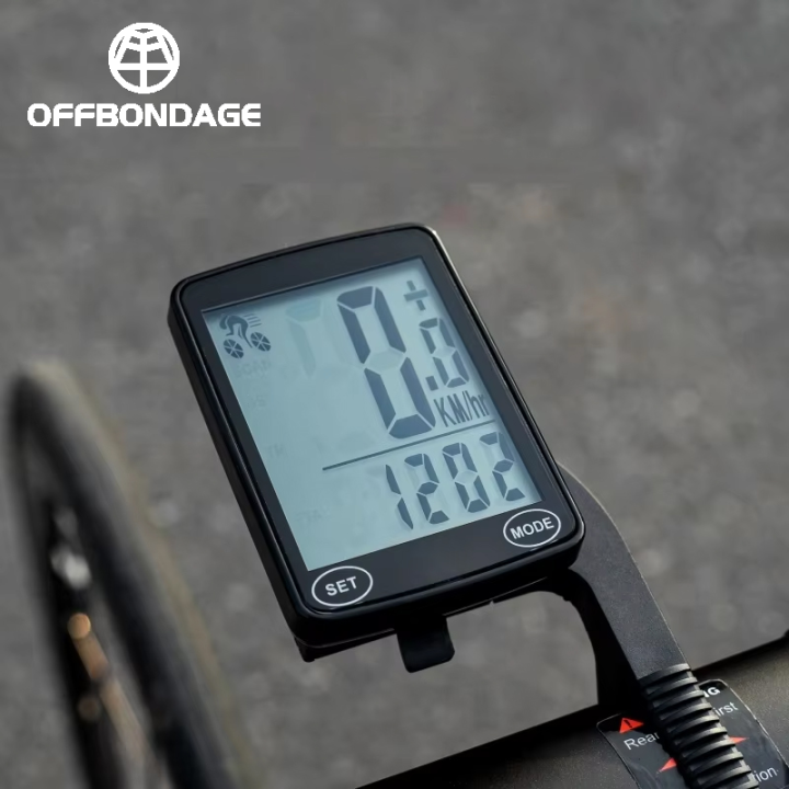 Wireless Bicycle Computer Multi Functional LCD Screen Bicycle Computer  Mountain Bike IPX6 Waterproof Speedometer Cadence Sensor Gps For Bike Bike 