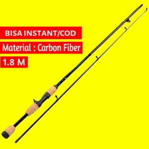 Joran Pancing Shank Gun Handle Carbon Fiber 2 Segments 1.8M - TM0156