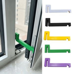 JING Outward Opening Window Opening Limiter No-Drill Flat Opening Safety Limit Block Convenient Windproof Fixing Buckle Device Outward Opening Windows