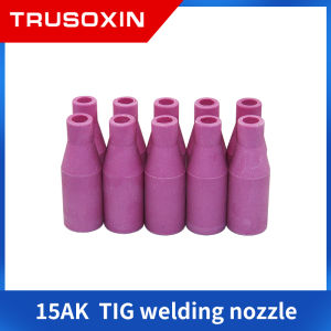 5/10pcs 15AK 14AK MIG/MAG Gas Ceramic Nozzle Euro Style Welding Tip Nozzle Shield Cup for Welding Torch welding tools Nozzle