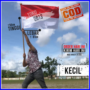 BENDERA RUMAH MERAH PUTIH KECIL 80 x 51