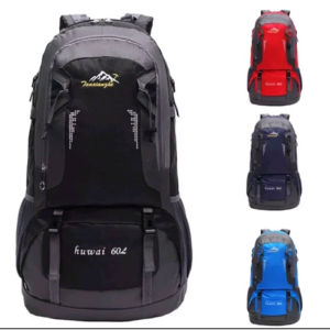 New 60L Large Capacity Water-Resistant Hiking Backpack in Multiple Colors Water Repellent Outdoor Hiking Bag Large Backpack for primary school camping activity (60L)