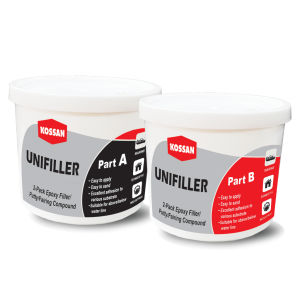 1.35kg Kossan Paint Kossan Unifiller Universal 2-Pack Epoxy Filler Putty Fairing Compound