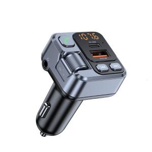 Bluetooth-compatible FM Transmitter for Car QC3.0 & PD30W Wireless Radio Adapter Music Player Handfree Call