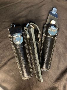 sarung kulit pipa untuk panjang 15cm bahan kulit asli lentur