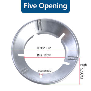 Wind Shield Bracket Gas Stove Energy Saving Cover Disk Fire Reflection Windproof Stand Kitchen Accessories For LPG Cooker Cover