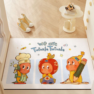 Purrhappy Diatom mud floor mat non slip karpet bilik air dapur cepat kering absorbent cute design