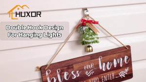 Vinyl Siding Hooks Hangers 16 Pack Heavy-Duty Stainless Steel Siding Clips Hold 20 LBS Double Hook Design for Hanging Lights Wreaths & Outdoor Decor