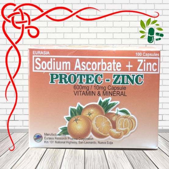 Protec Zinc Sodium Ascorbate Zinc 100 Capsules Lazada Ph