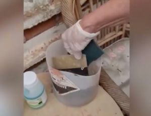 น้ำยารมดำ รมดำเหล็ก (ทำปฏิกริยาเหล็กเป็นสีดำ) 250 CC.