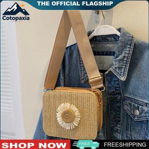 【New Arrival】 กระเป๋าสะพายไหล่ผู้หญิงถักนิตติ้งสายปรับได้สำหรับกิจกรรมกลางแจ้งและการเดินทางในชีวิตประจำวัน