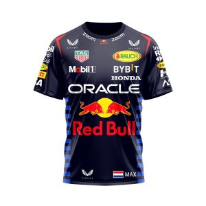 Bestseller 2024 F1 Racing Team Red Bull New 3D Digital Print Short Sleeve T-Shirt