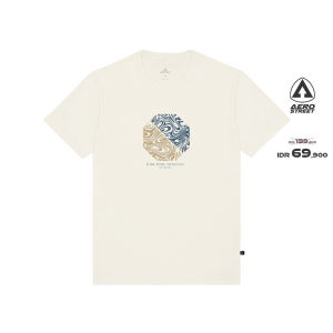 Aerostreet T Shirt Armania Krem - Kaos T-Shirt Tshirt ABBAA