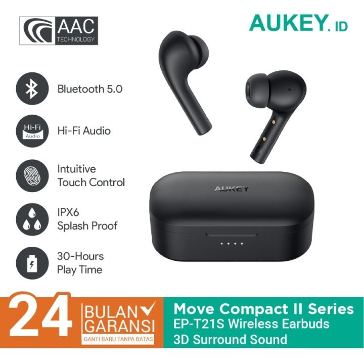 Aukey EP-T21S EPT21S TWS True Wireless Earbuds 3D Surround