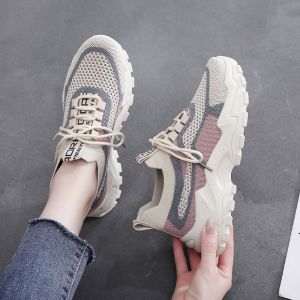 2023รองเท้าผู้หญิงแบบใหม่ฤดูใบไม้ร่วงรองเท้าผู้หญิงระบายอากาศได้ดีรองเท้ากีฬาวิ่งพื้นนิ่มเรียบง่ายใส่สบาย