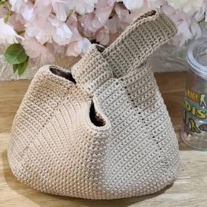 Tas Rajut Knot Bag Tas Pesta Tas Jinjing Kekinian Tas Andin Tas Wanita Bisa COD