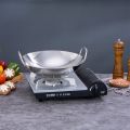 Higher Home Thickened Stainless Steel Wok For Gas Stovetop And Induction Cooker 9inch/10inch/11inch. 