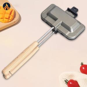 Grilled Cheese Maker Multifunctional Flip Grill Pan High Temperature Resistant with Long Handle for Breakfast Pancakes Toast Omelets [Jocestyle Store]