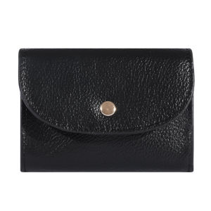 Womens Multicard Compact Mini Card Holder Large Capacity Antitheft Coin Purse Genuine Leather Drivers License Case