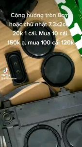 Cộng hưởng có sắt giữa hàng rã máy zin nặng. tròn 8cm hoặc chữ nhật 7.3x2cm. Giá 2 cái