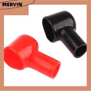 [MERVIN]💖[HOT SALE]🎈🎈 1Pair Car Battery Negative Positive Terminal Covers Cap Boat Insulating Protector Battery Insulating Covers Car Accessories