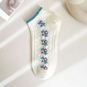 FYKS136 Kaos Kaki Wanita Semata Kaki Motif Kaos Kaki Ankle